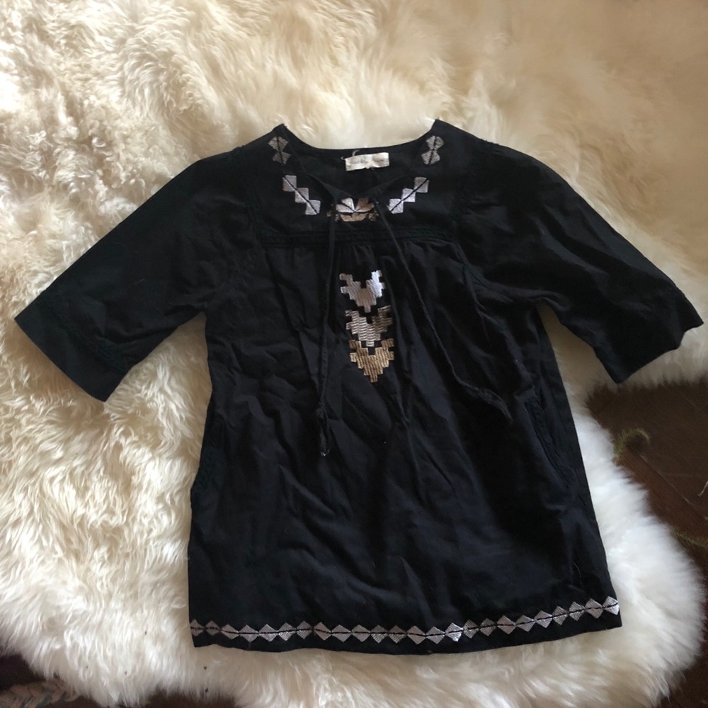 Feather Drum Black dress